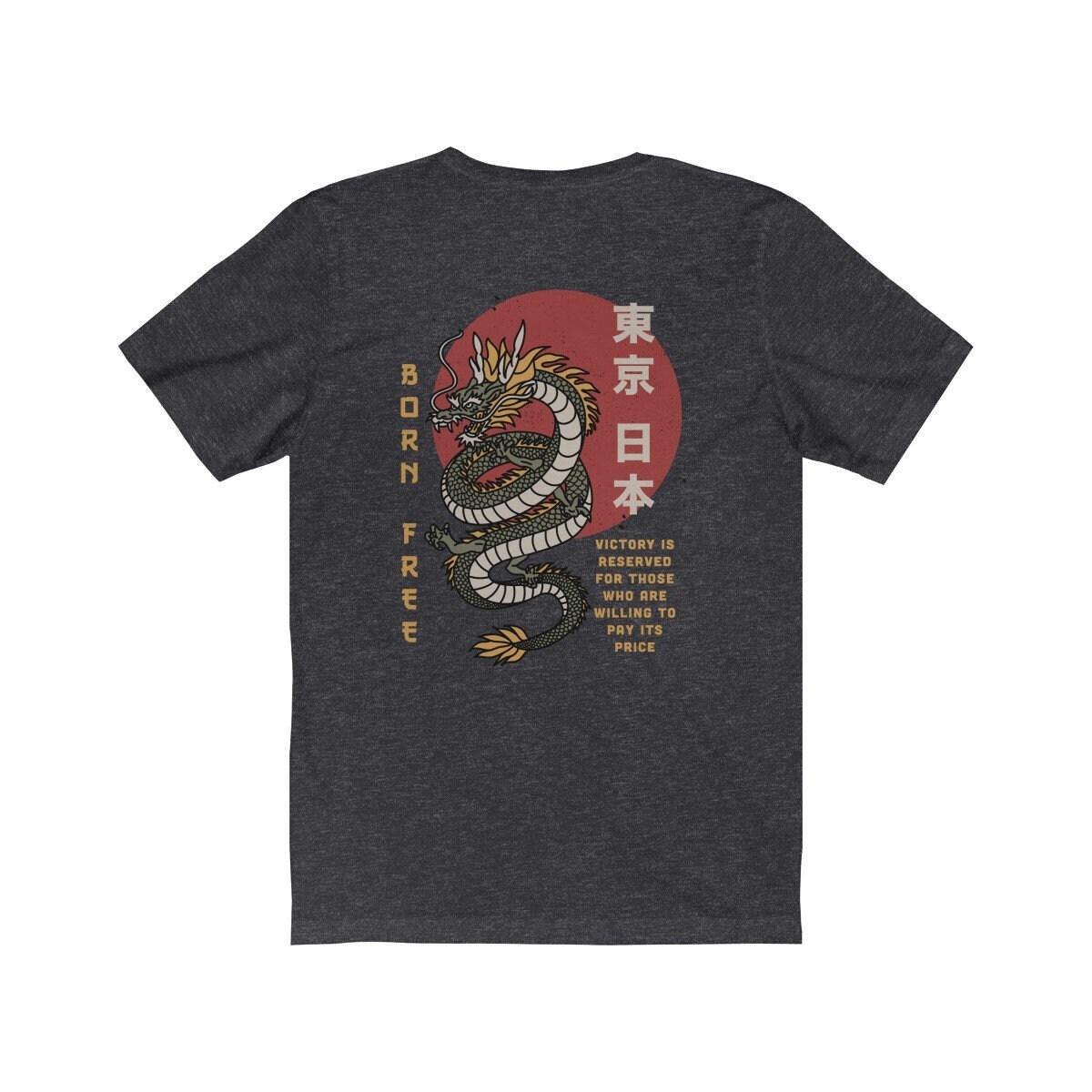 DRAGON KANJI RIBBED TEE BLACK – BlackEyePatch