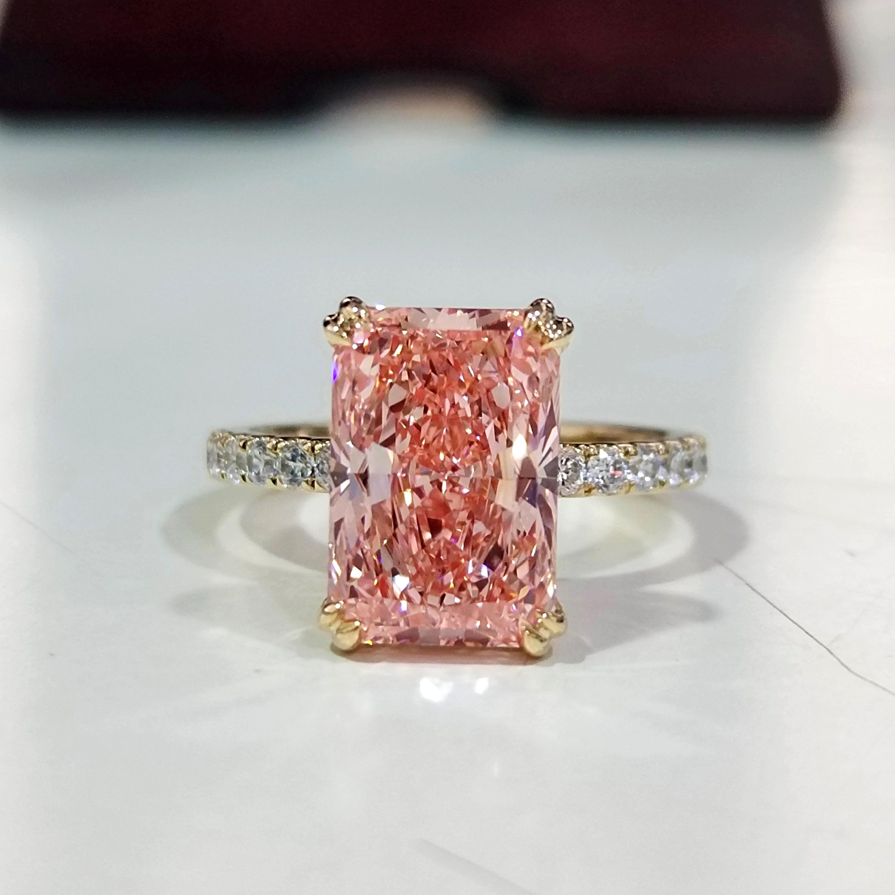 Intense Pink Special Pink Color IGI Certified 3 Carat Fancy Intense Pink VS1 Clarity ...