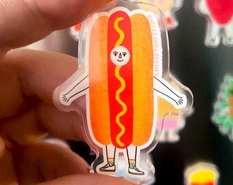 Hannah the Hot Dog Magnet