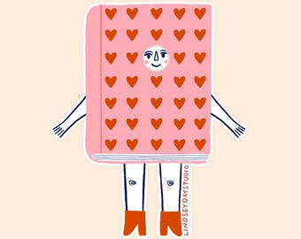 Romance Book Friend Sticker