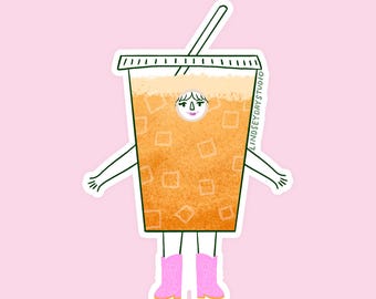 Iced Coffee Girlie Magnet