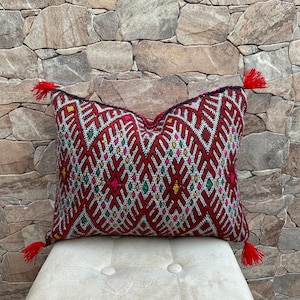 Vintage Berber Pillow Moroccan Cushion Cover Wool