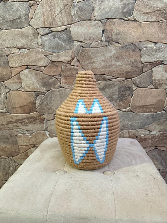 蓋付きベルベル編みバスケット：モロッコ民族の収納ボックス - Etsy 日本