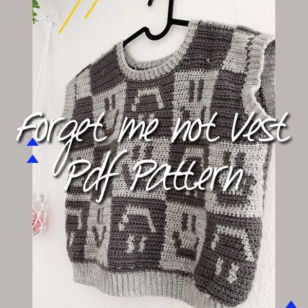 Forget me Not Vest Pdf Pattern