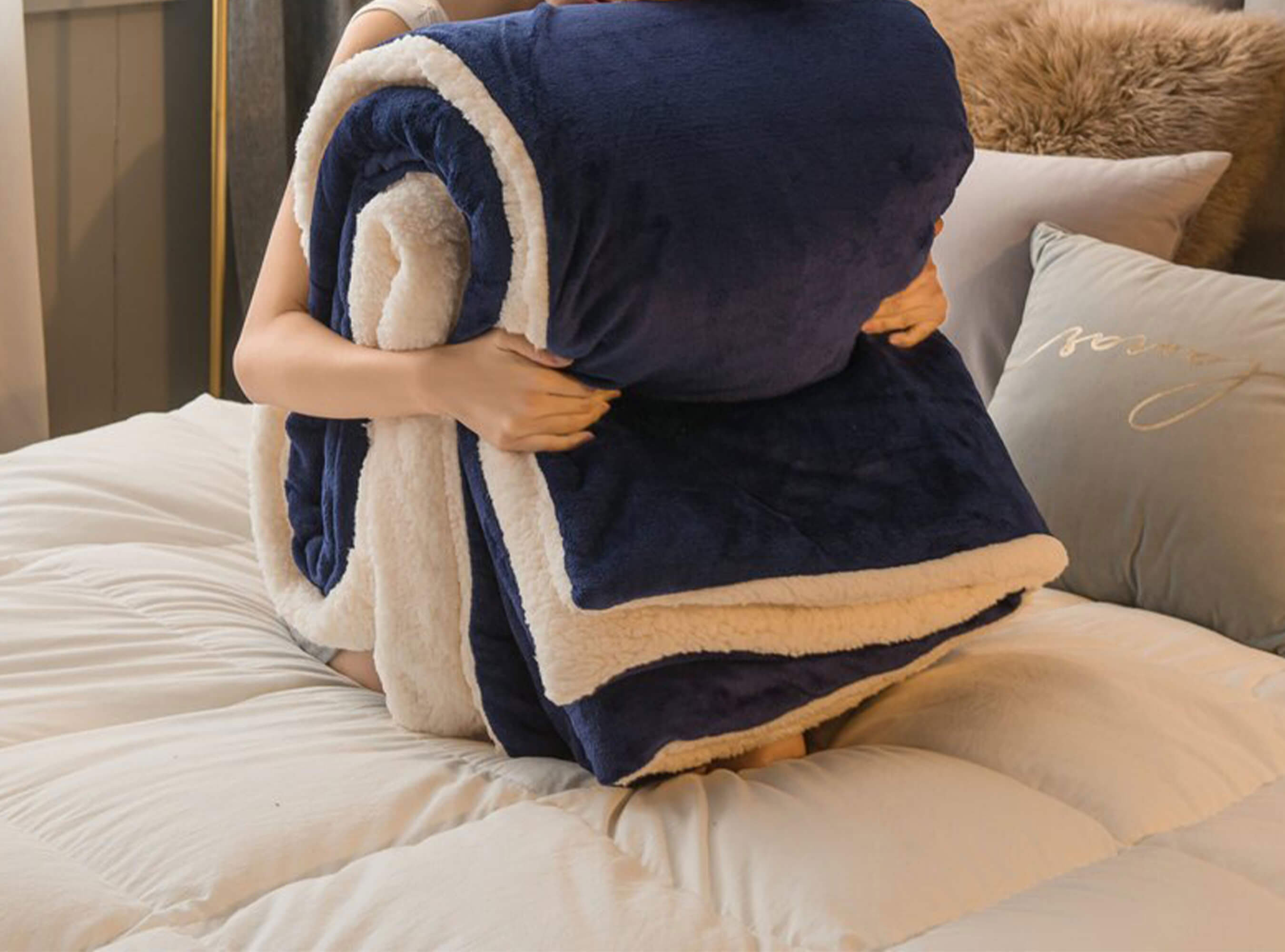 cozy blanket teddy dormeo