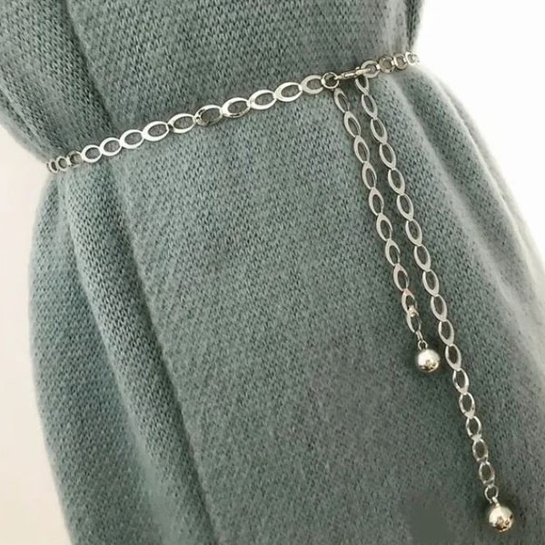 Silver Chain Belt - Women's Belts - Women's Fashion Accessories