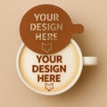Personalised Custom Coffee Stencil / Duster
