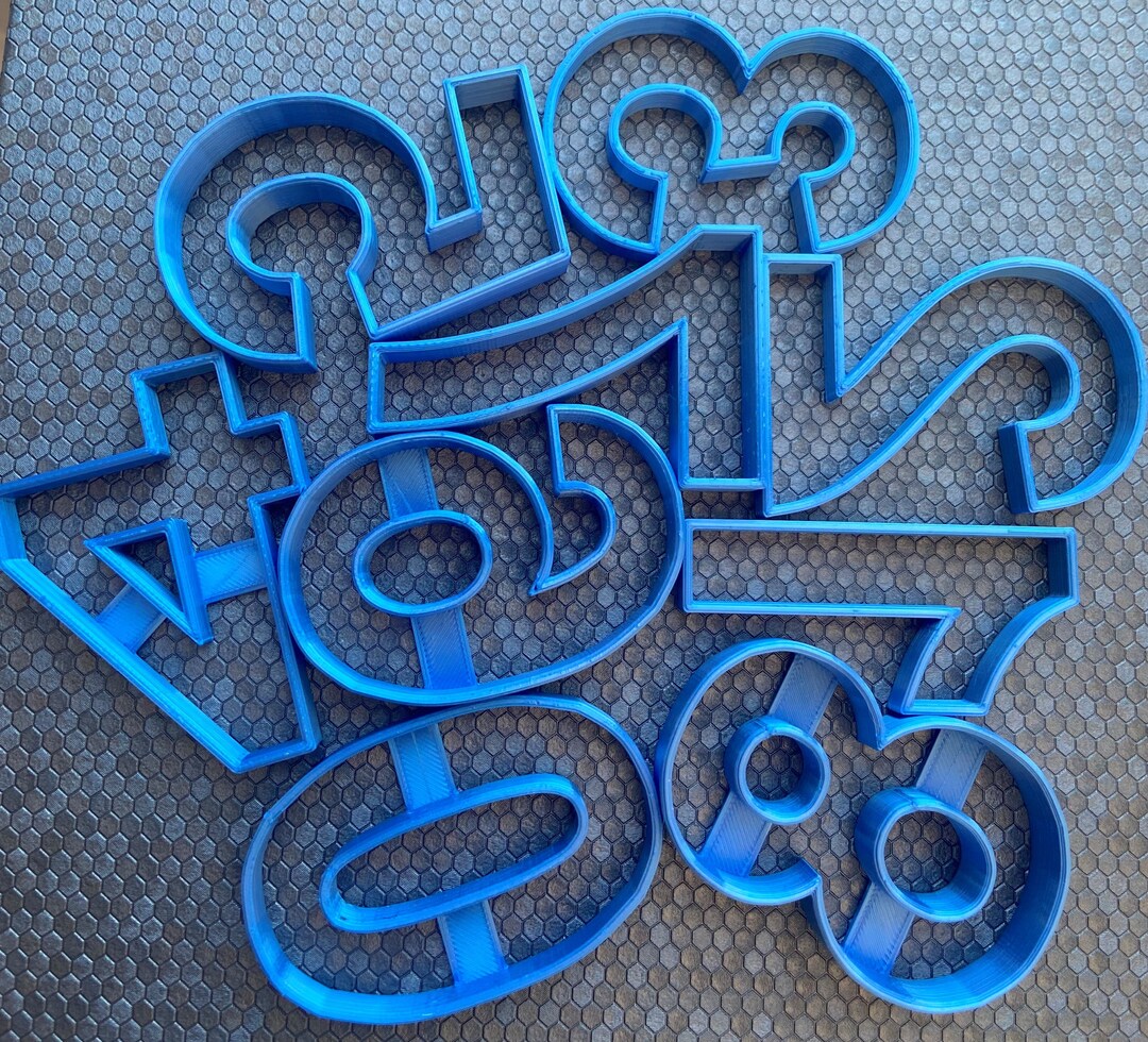 Icing Cut Numbers Cookie Baking Cutters Numbers 0 1 2 3 4 5 6 7 8 9 Number Birthday Cake ...