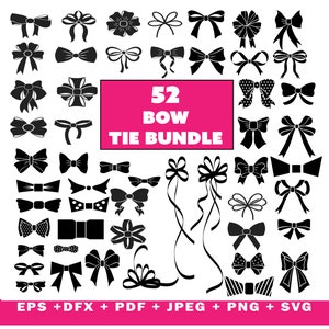 Hair Bow Svg Hair Bow Silhouette Cricut Cut Files Felt Bow Svg Mouse Bow Svg Svg Files For Cricut Bow Bundle Svg Ribbon Svg Bow Clip art