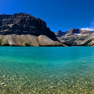 Bow Lake, Banff National Park, Alberta, Canada Photo Print