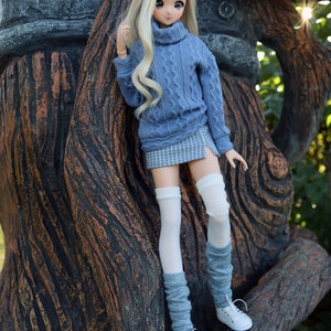 Leg warmers for bjd 1/3 scale doll like Smart Doll. Three colors image 4