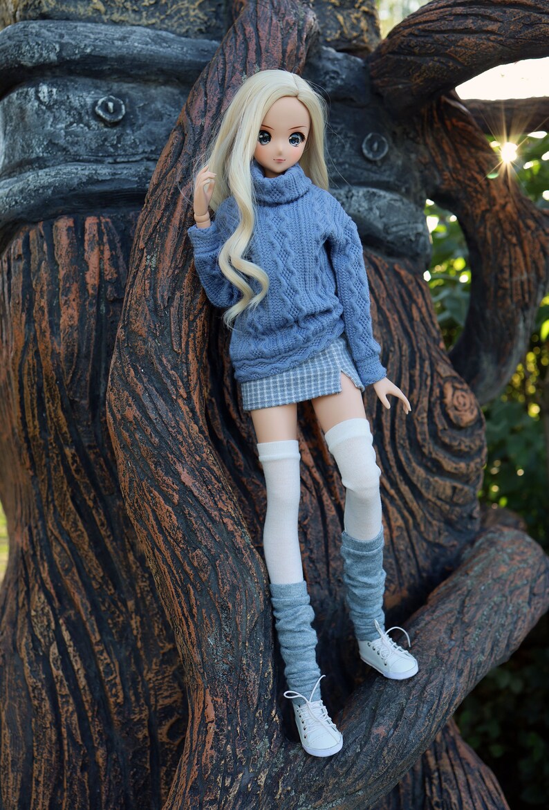 Leg warmers for bjd 1/3 scale doll like Smart Doll. Three colors image 4