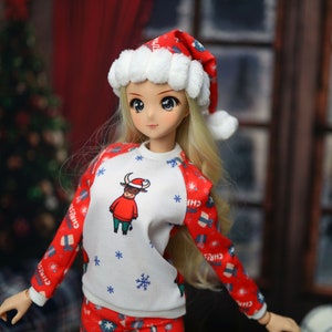 Smart Doll New Year's costume trousers sweater for bjd 1/3 scale doll like Smart Doll. image 1