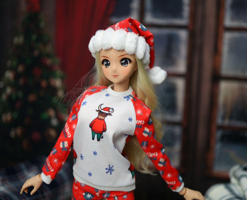 Smart Doll New Year's costume trousers sweater for bjd 1/3 scale doll like Smart Doll. image 1