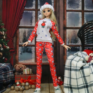 Smart Doll New Year's costume trousers sweater for bjd 1/3 scale doll like Smart Doll. image 2