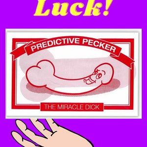 Rude drôle Carte Predictive Pecker