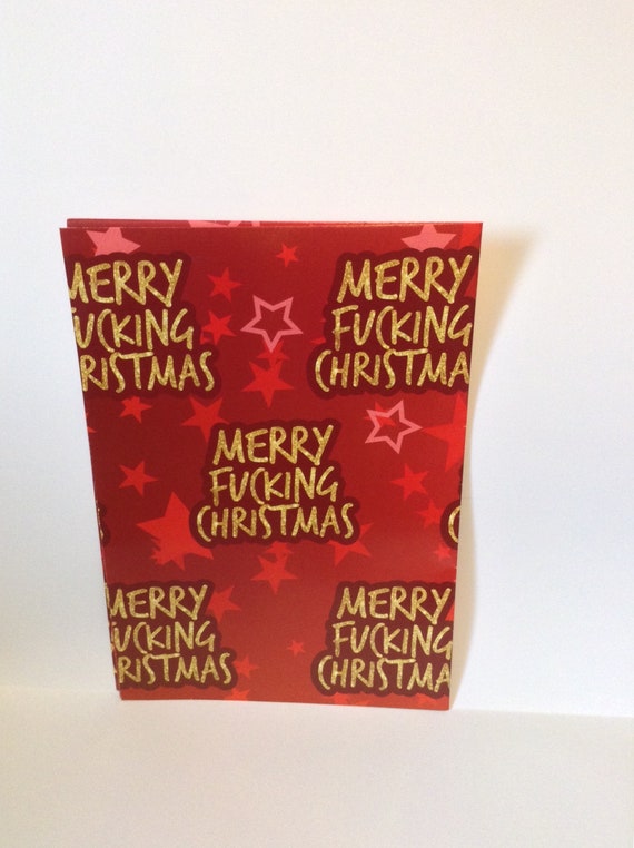 Swearing Christmas Wrapping Paper 