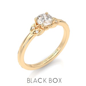 Round Brilliant Cut Diamond | Engagement Ring | Diamond Band | 14k Gold | White Gold | Rose Gold | Certified Diamonds | Lab Grown