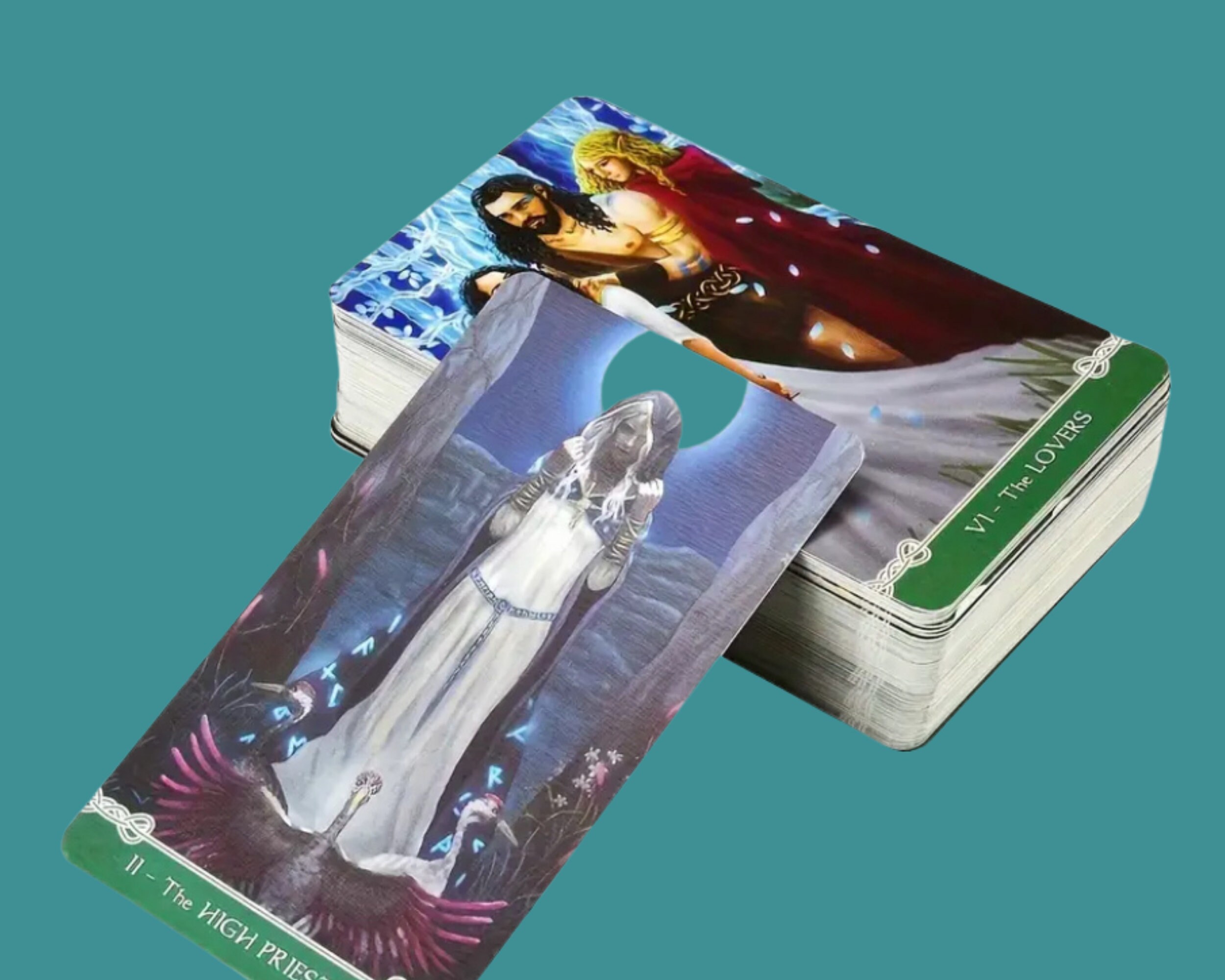 Celtic Tarot Card Deck, 78 Cards, Spiritual Mediation Guidance, Fortune ...