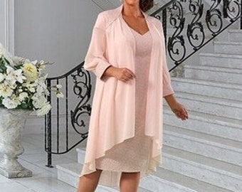 Dressed up Veromia Dress & Jacket Blush Mother Of The Bride