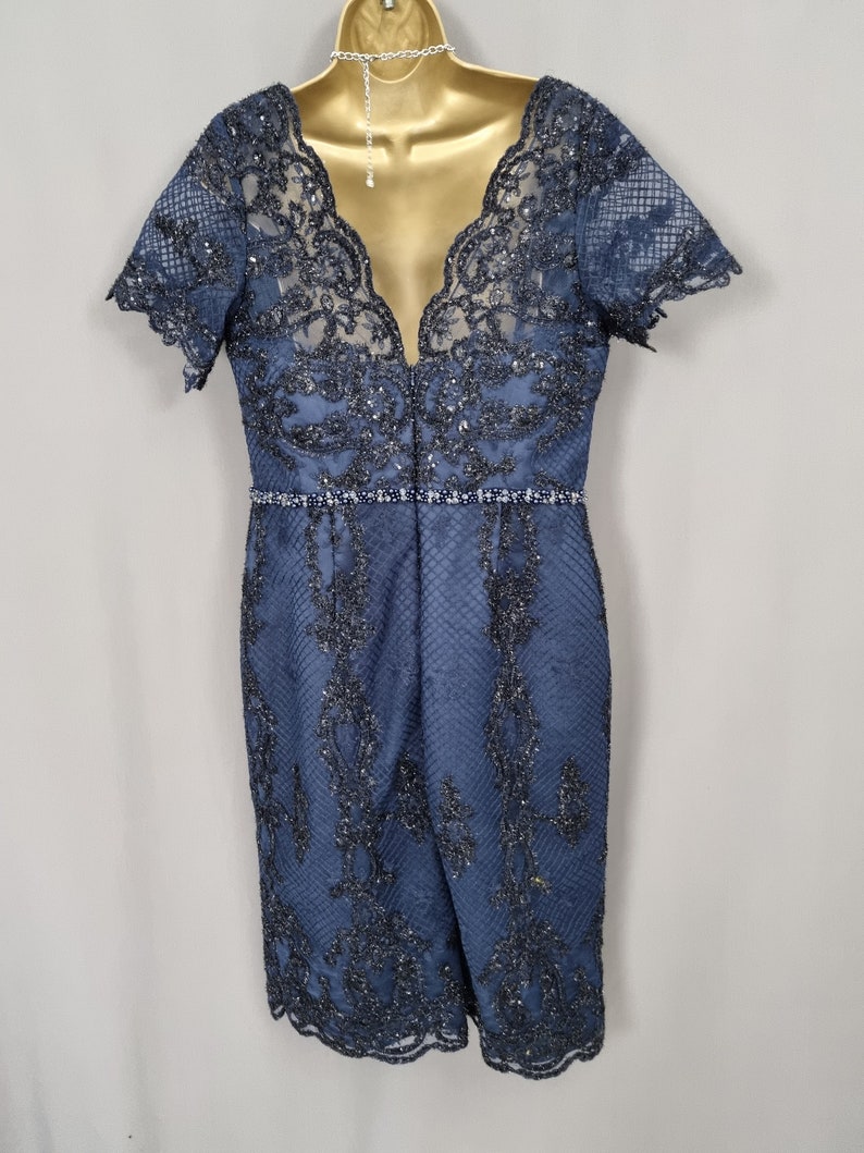 Mascara London Dress Size 18 Midnight Blue Mother of the Bride Etsy