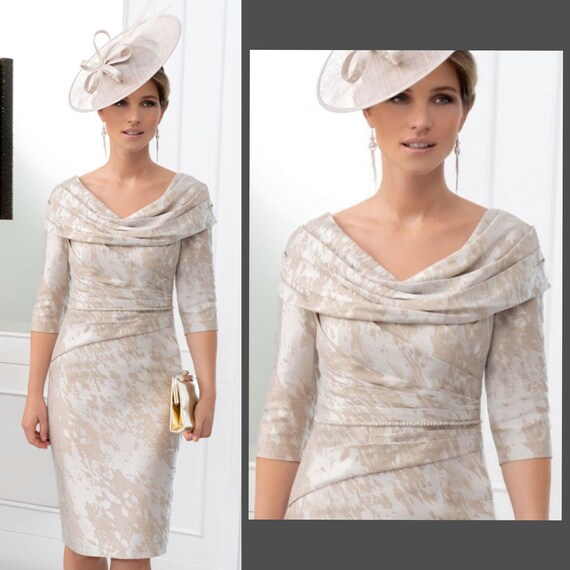 taupe mother of the bride dresses