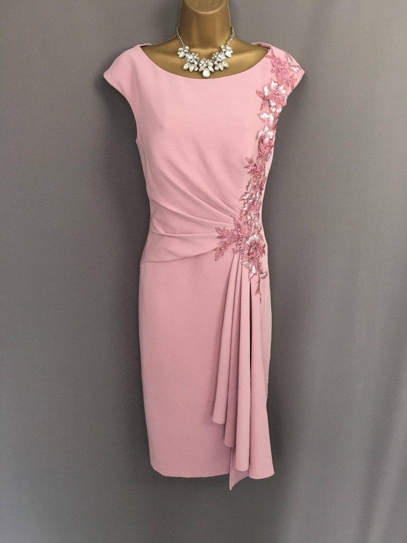 Veni Infantino Dress Jacket Size 10 Pink Mother of the Bride Etsy UK