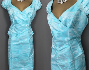 Michaela Louisa Dress Size 12 Blue Mother Of The Bride V472.