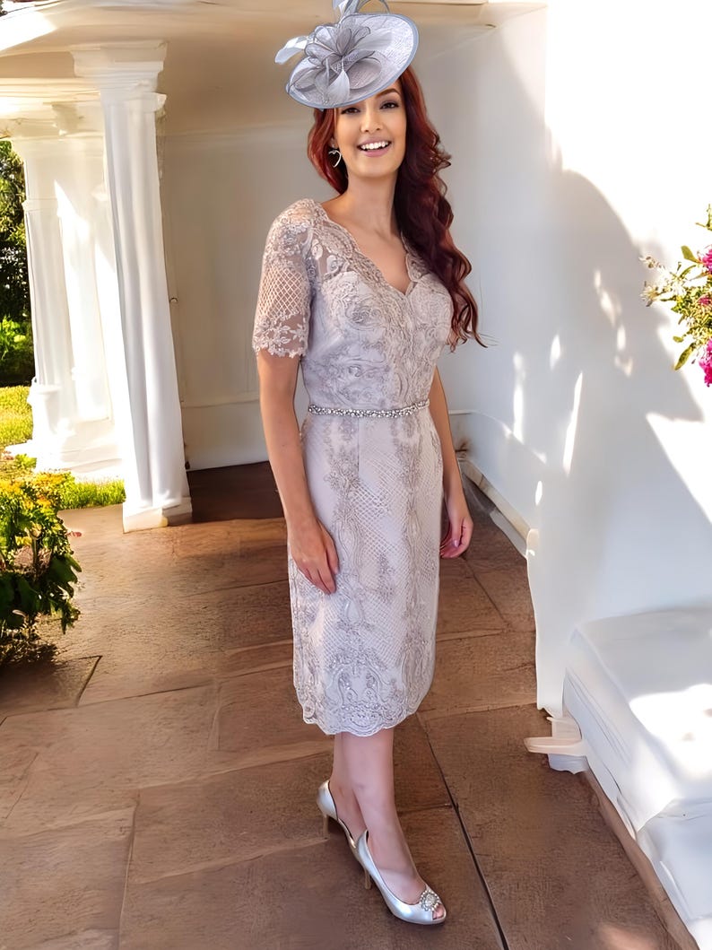 Mascara London Dress Mother of the Bride/ Groom Wedding Guest Silver