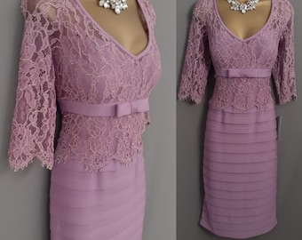 Veni Infantino Dress Size 14 Dusty Rose Mother Of The Bride V481.