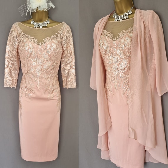 mother of bride dress with jacket