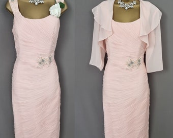 Veni Infantino Dress & Jacket Blush Pink Mother Of The Bride
