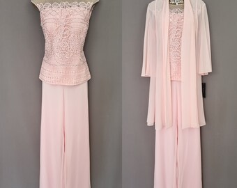 Veni Infantino Trouser  Size 10 Pink Mother Of The Bride V814.