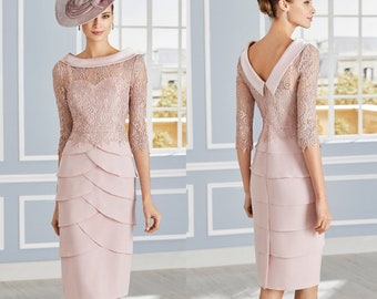 Rosa Clara Couture Club Dress Blush Mother of the Bride