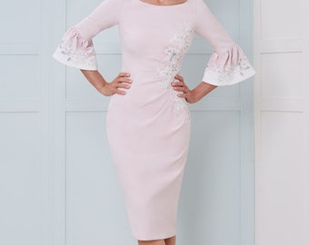 John Charles Dress Blush Mother of the Bride/Groom