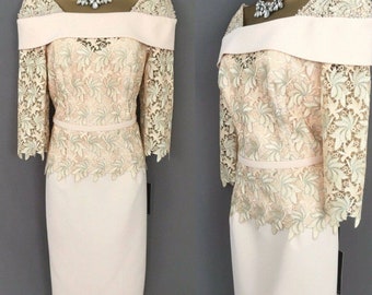 Veni Infantino Dress Size 10 Almond Mother Of The Bride V329.