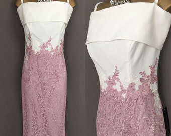 Veni Infantino Dress Size 10 Blush Pink Mother Of The Bride V400.