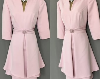 Veni Infantino Dress Size 10 pink Blush V339.