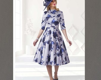 Veromia Occasions Dress Lavender / Navy Mother of the Bride