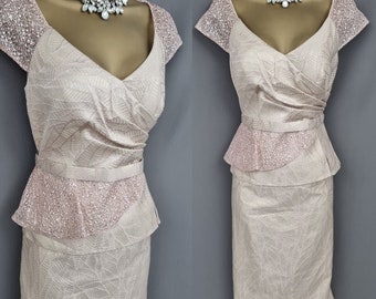 Veni Infantino Dress Size 10 Rose Gold Mother Of The Bride/Groom V513