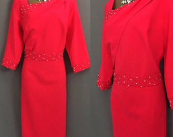Lizabella Dress Size 16 Red Mother Of The Bride/Groom V341.