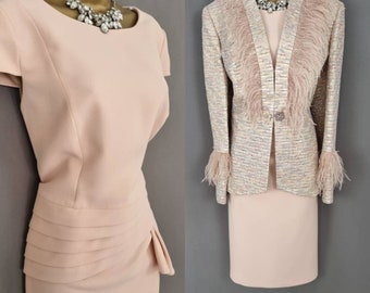 Carla Ruiz Dress & Jacket Apricot Mother Of The Bride