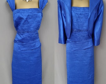 Zeila Dress & Jacket Size 20 Blue Mother Of The Bride V1099