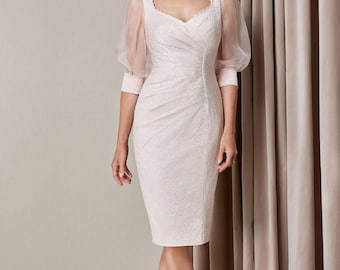 John Charles Dress Blush Mother of the Bride/Groom