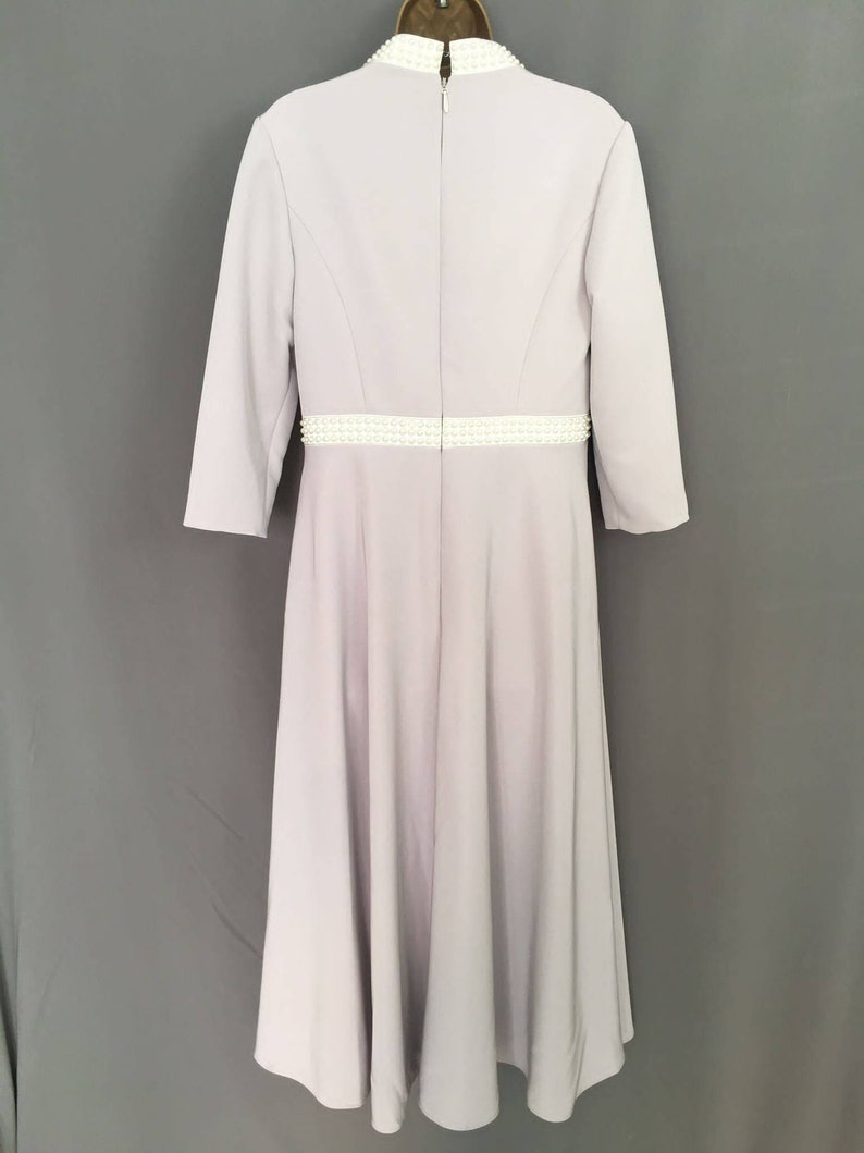 Ronald Joyce Veni Infantino Tea Dress Size 12 Taupe Mother of Etsy