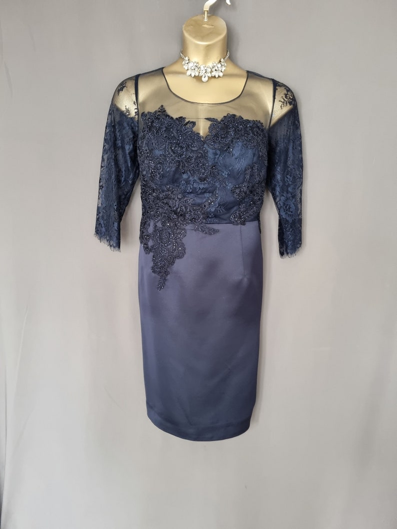 Mascara London Dress Size 18 Midnight Blue Mother of the Bride Etsy