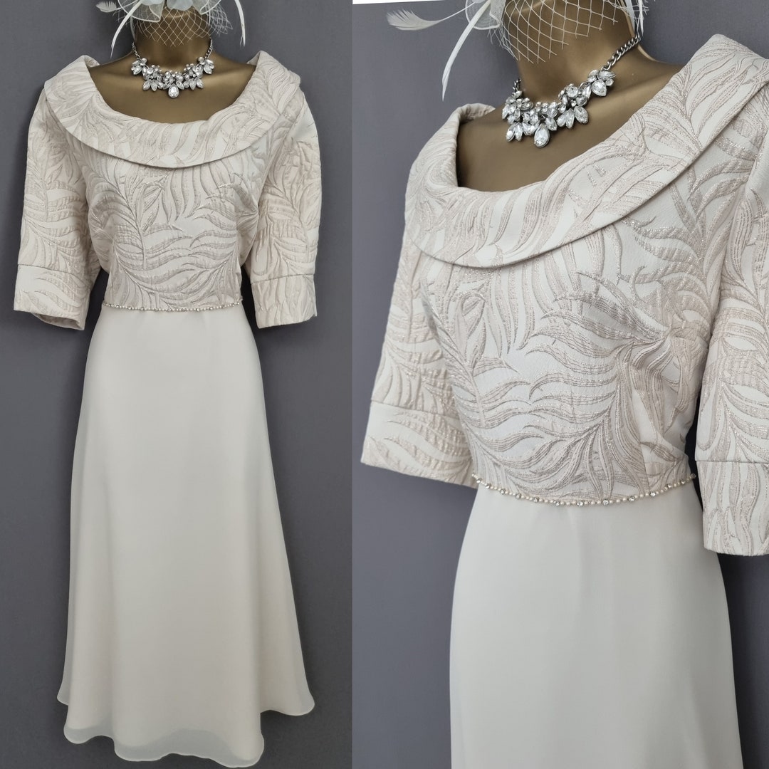 Lizabella Dress Size 18 Champayne Mother of the Bride BNWT Etsy