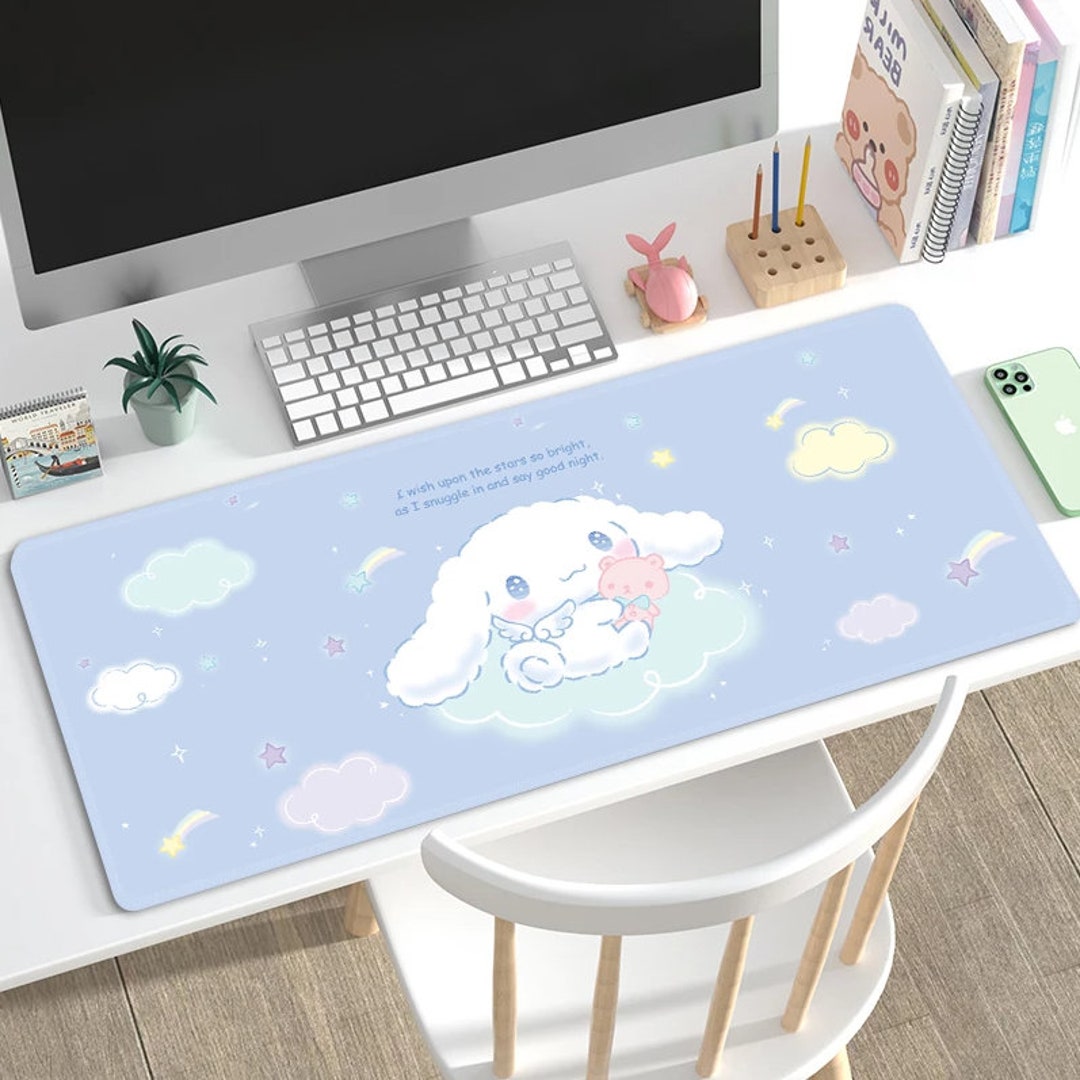Kawaii Cinnamoroll Desk Mat Multiple Colours & Sizes Mouse Etsy