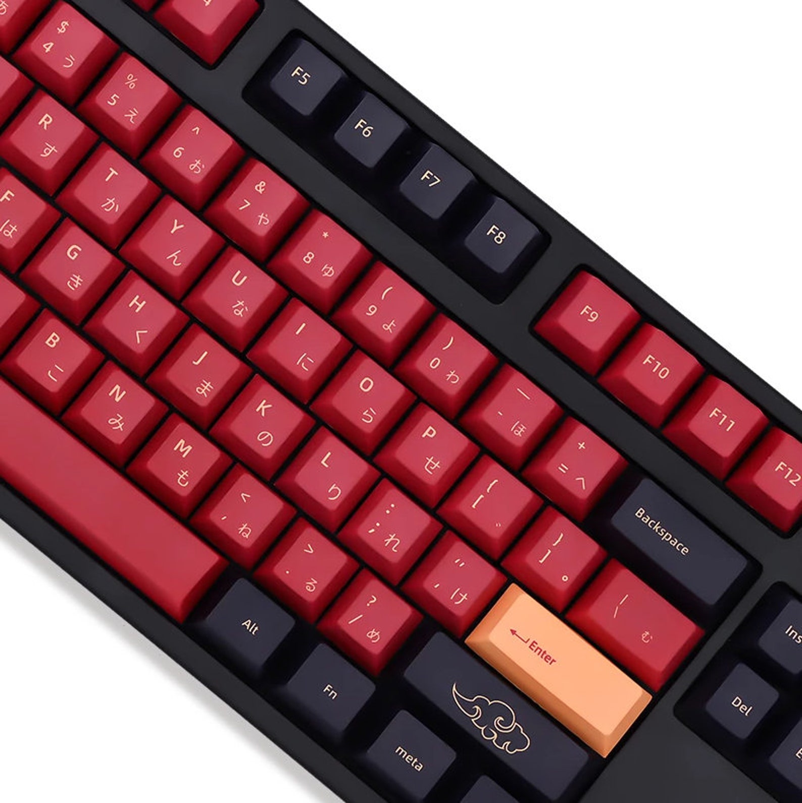 Red Samurai Keycaps Japanese Style Keycap Set 139 Keycaps Red Etsy UK