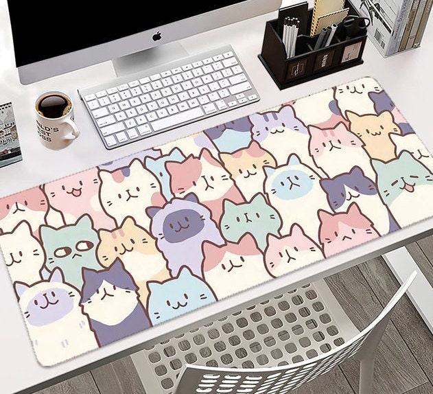 Discover Cute Cat Desk Mat | Kawaii